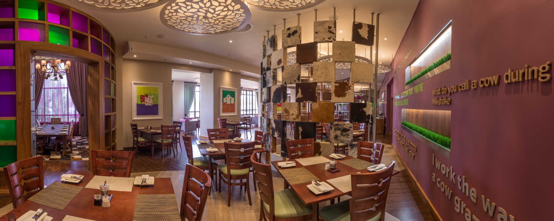 Beef Baron Grillhouse dining room at Rio, Klerksdorp
